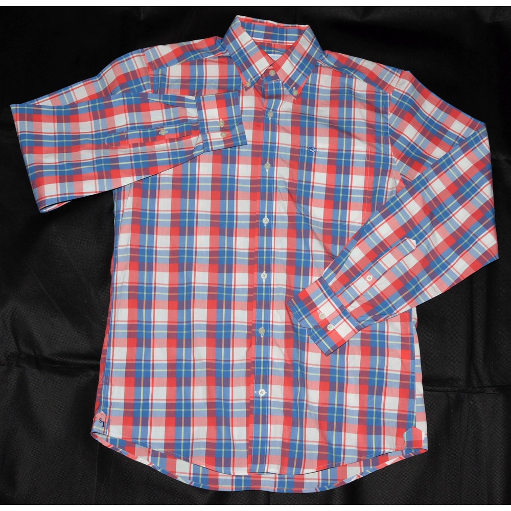Southern Tide‎ Trim Fit Men's Long Sleeve Button Down Shirt Size Small